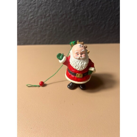 Vintage 1993 Hallmark Ornament Santa Claus Bag of Toys Holiday Christmas Decor - Picture 1 of 3